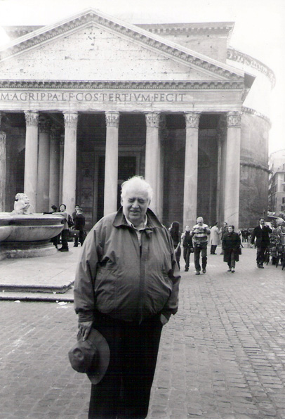 Photo: Harold Bloom in Rome